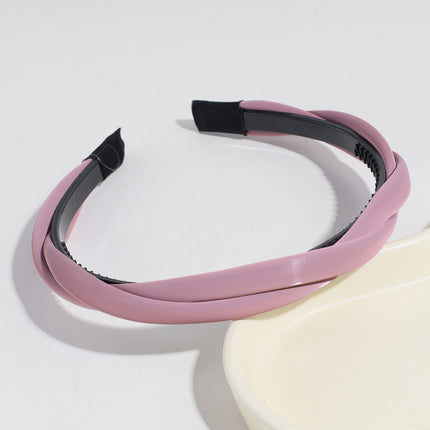 2023 New High-end Sense Hair Clip Hair Hoop Female Elegant Internet Celebrity Face Wash Hair Hoop Simple Non-slip Toothed Hair Accessories