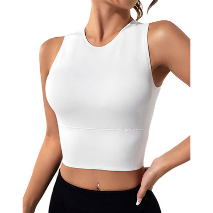 Pilates Yoga Clothing Summer Sports Vest for Women, High-End Sweet and Spicy Style, Quick-Dry Yoga Top