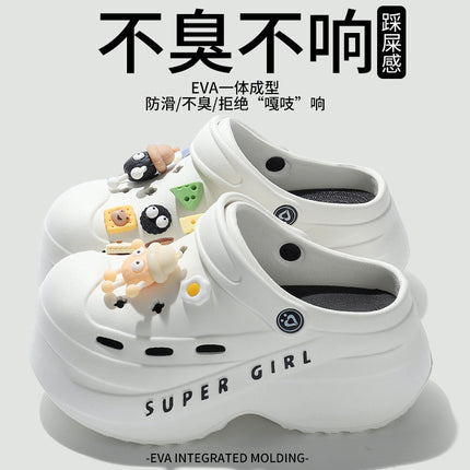 Women's Summer 2025 New Style Slippers for Home Indoor Bathroom Anti-Slip and Deodorant Thick-Soled Eva Slippers for Outdoor Wear