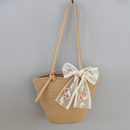 Woven Cotton Tote / Sac Tressé Coton