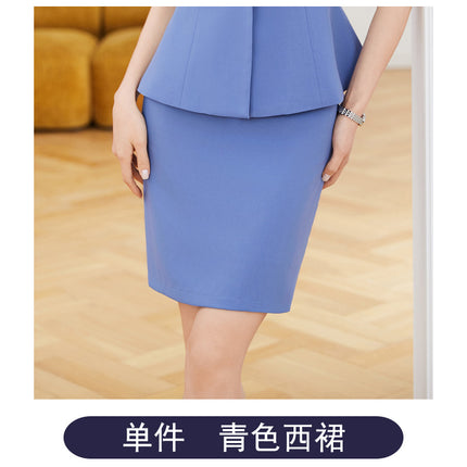 High-end Suit suit Women's Summer Thin Temperament Beauty Salon Front Desk Tooling Jacket Light Medical Beauty Jewelry Store Work Clothes