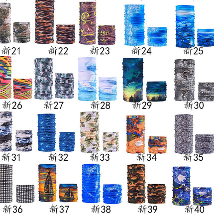 Magic Headscarf Summer Varied Scarf Outdoor Fishing Sunscreen Face Scarf Men's Neck Sleeve Riding Headscarf Women's Thin