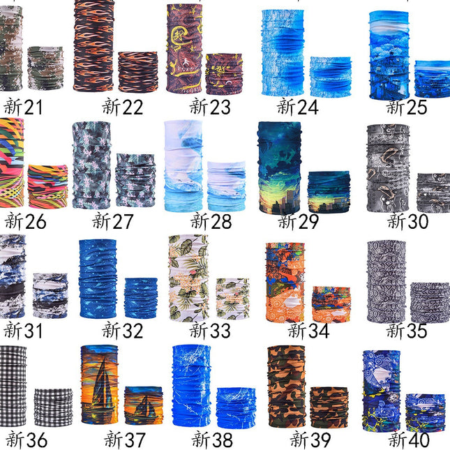 Magic Headscarf Summer Varied Scarf Outdoor Fishing Sunscreen Face Scarf Men's Neck Sleeve Riding Headscarf Women's Thin