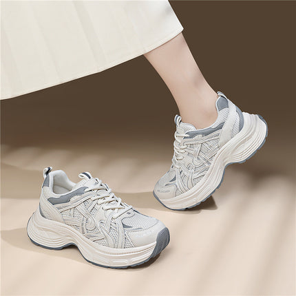 (Out-Of-Stock Items Cannot Be Replenished) Thick-Soled Trendy Dad Shoes for Women, New Spring/Summer Sports Casual Versatile Sneakers