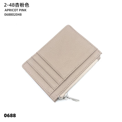 Double-sided Driver's License Multi-card Slot Genuine Leather Zipper Card Bag Top Layer Cowhide Men's Thickened Light Luxury Women's Small Coin Purse Case