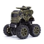 [Color box] Large stunt tank transportation off-road vehicle