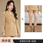 Light yellow jacket + shorts / S