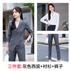 Gray suit + shirt + pants / S