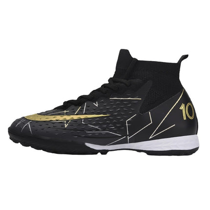 New Cross-Border Large-Size Adult Soccer Shoes for Practical Use, Youth Long-Stud Ag, Multi-Stud Tf Student Training Shoes, Mid-Top