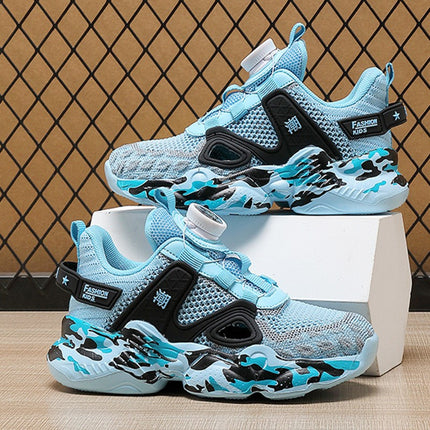 Boys' Single Mesh Sports Shoes, Teenagers, Boys, Junior High School Students, Children's Summer New Hollow Sandals