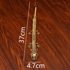 38cm black dragon baby (alloy)