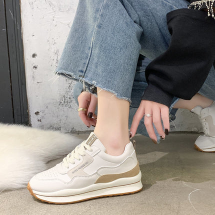 Sports Shoes for Women 2024 Spring New Ins Student Running Shoes Korean Style Casual Thick Sole Comfortable Forrest Gump Shoes for Women