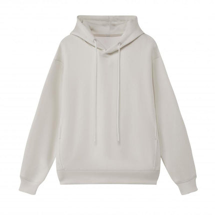 Autumn and winter heavy 380g composite cotton hooded pullover vests women's solid color tide brand loose casual couples hoodie
