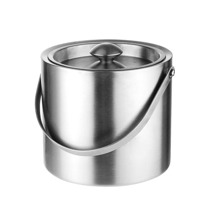 Ice bucket portable beer bucket stainless steel ice bucket bar beer champagne insulation ice bucket stainless steel bucket