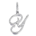 Silver single letter Y