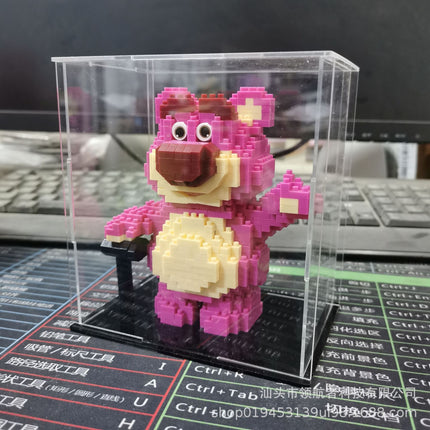 M1016 Jihui Strawberry Bear M1020 Building Blocks Assembled Toys Girls Children's Puzzle M1015 Gift Cross-border