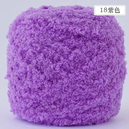 3 strands of coral fleece baby scarf coarse wool hand woven towel line baby sweater in stock wholesale