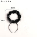 Black Angel headband / Free size