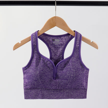 Yoga Sports Bra for Fitness and Running, Shockproof, Gathering and Shaping, Moisture-Wicking, Wireless, Essential for Women's Yoga