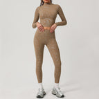 Mocha brown (long-sleeved trousers) / S (recommended 42.50 kg-50.00 kg