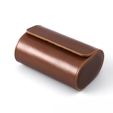 2025 Cross-Border Portable 1-Digit 2-Digit 3-Digit Watch Box Pu Leather Watch Storage Box Packaging Box Wholesale