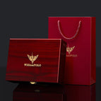 Red wooden gift box set (note color)