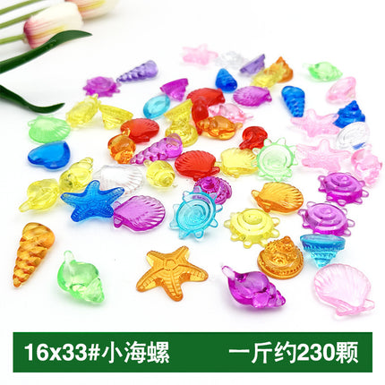 Children's Crystal Toy Playground Candy Grabber Machine Crystal Gem Ocean Creature Game Treasure Toddler Reward