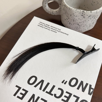 Cute Dick Hair Clip Wig Small Braid Headdress Hair Clip Female Anime Suwon Qianhe Same Style Duckbill Bangs
