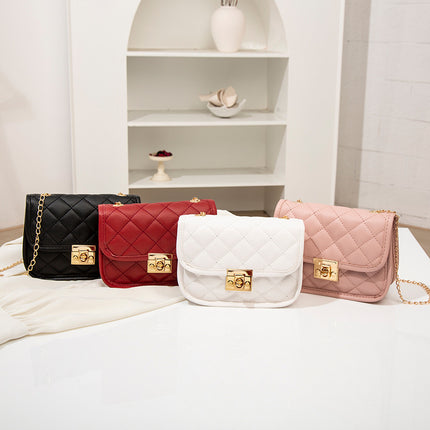 New Embroidered Bag 2021Ladies Bags Trendy Women's Bag Women's Mobile Phone Small Square Bag Fashion Chain Bag