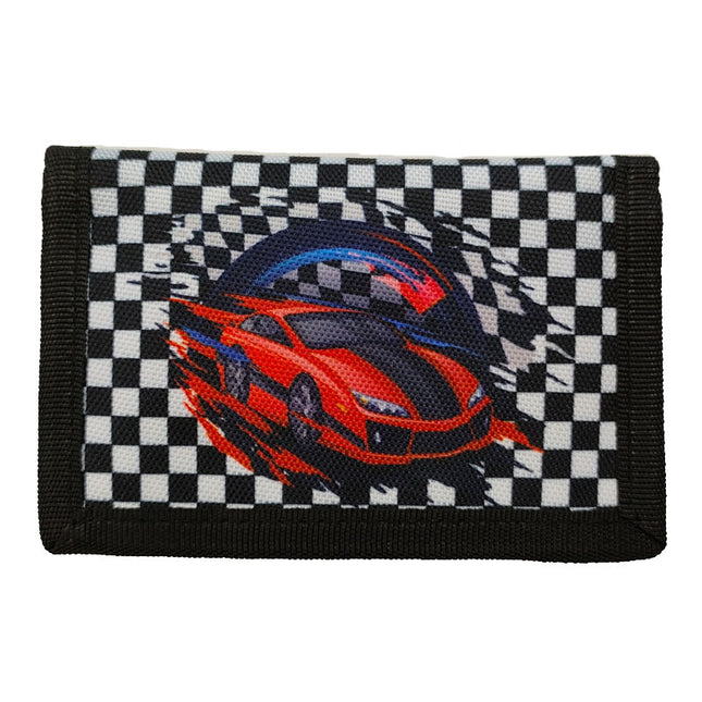 Printed Folding Children's Wallet Boys 2024 Student Cartoon Coin Purse Anime Zipper Girls Wallet Storage