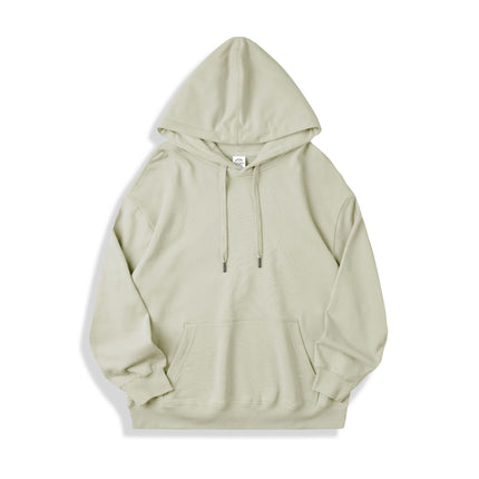350g Hooded Sweatshirt for Men and Women, Spring & Fall Hooded Pullover Top, Loose Couple Outwear, Casual Pure Cotton, Printable