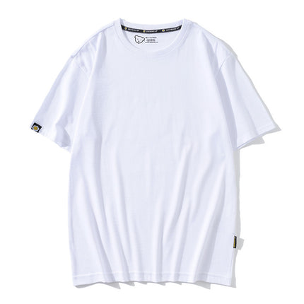 [tide brand loose] men and women 200g combed cotton advertising shirt 40 cotton round neck T-shirt class clothing group clothing