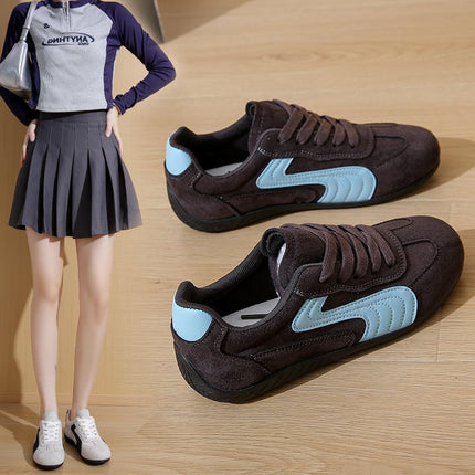 Summer Women's Shoes Black Shoes Women's Mesh Breathable Thin-Soled Moral Training Shoes with Skirts Racing Shoes Casual Sports Sneakers