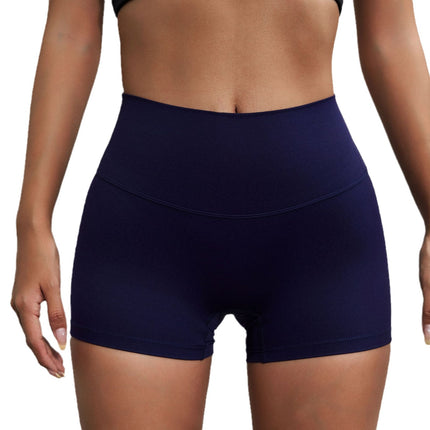 Dopamine Color Yoga Shorts Tight-Fitting High-Elastic Breathable Nude Sports Three-Point Bottoming Shorts Safety Pants