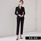 Black suit + trousers / S