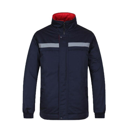 Winter Cold-proof Clothing State Grid Work Clothes Cotton Men's Winter Jacket Gas Station Winter Clothing Outdoor Logistics