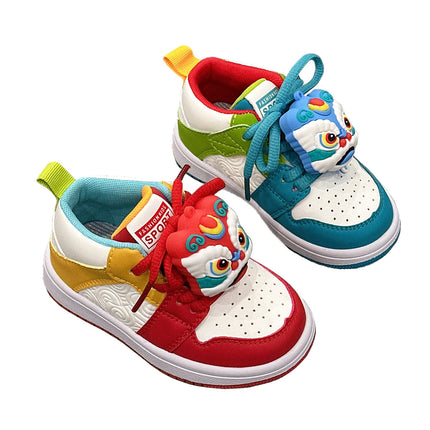 Spring Festival New Year 2025 Spring Children's sneaker Boys' Board Shoes Baby Soft Bottom Toddler Shoes Girls' Casual Shoes