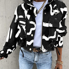 black and white print / S