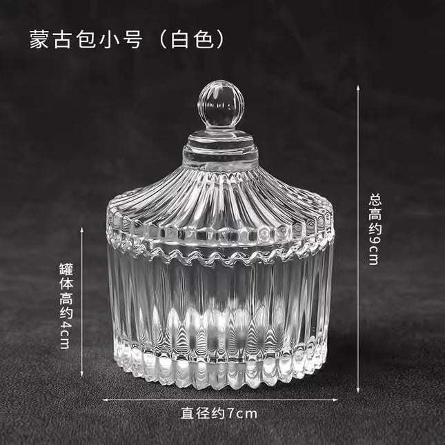 Natural Crystal Purification Degaussing Bowl White Crystal Degaussing Stone Gravel Container Yushou Salt Ware Gem Glass