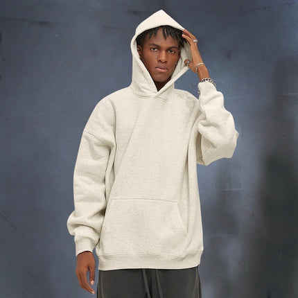 2025 New Autumn and Winter Oversize Hooded Sweatshirt Custom-Made with Fleece and Thickened, Loose and Lazy Style Autumn Hoodie Jacket