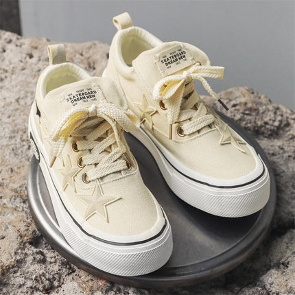 2025 New Niche Couple Board Shoes Student Low Canvas Shoes Sports Star Board Shoes Men X231