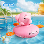Clockwork pull line swimming-elephant [random color]