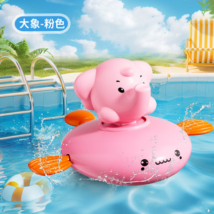 Children's Baby Summer Water Bath Toy Bathroom Bath Cartoon Waterwheel Turns Happy Baby Beach Stall