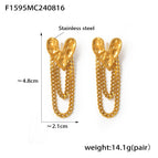 F1595-gold earrings