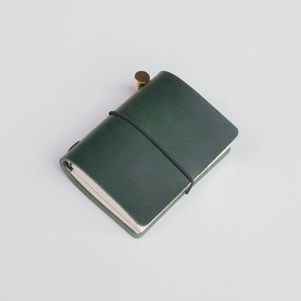 Wholesale Mini Retro Handbook New Notebook Traveler Crazy Horse Leather Portable Small Diary Customizable
