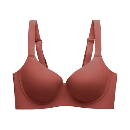 Running Volume Traceless Thin Large Chest Showy Small Underwear Women's Soft Steel Rings Paramilis Gap plus size Comfortable Bra for Women