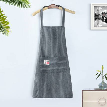 Apron women's Kitchen home sleeveless work modern simple oil-proof home Japanese style women's apron new wholesale