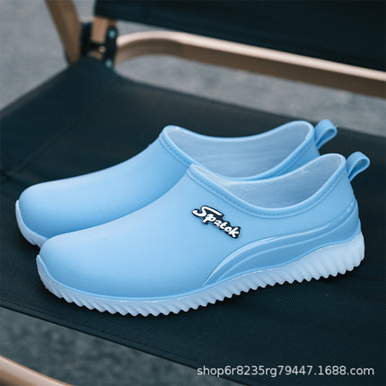 Cross-border new shallow mouth four seasons rain boots women's short tube non-slip waterproof shoes low kitchen work rubber shoes Taobao explosions