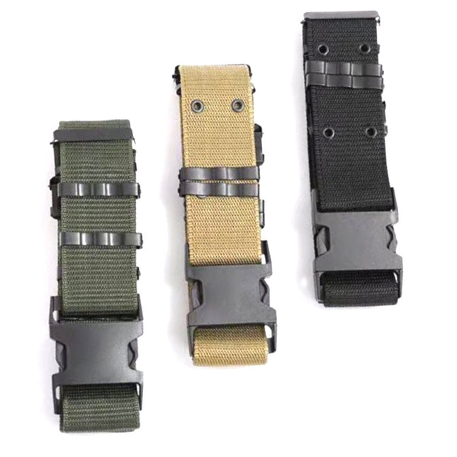 Outdoor Training Tactical Belt S Outer Belt Simple Buckle Bdu Security Duty Armed Woven Belt Wholesale