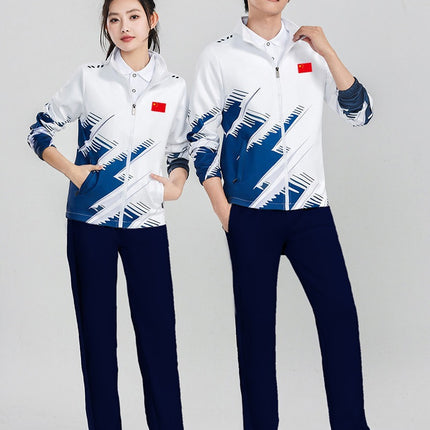 Spring and Autumn Games Class Uniform Two-Piece Set Men's Two-Piece Set Women's Junior High School Senior high school Uniform Activity Uniform Team Uniform